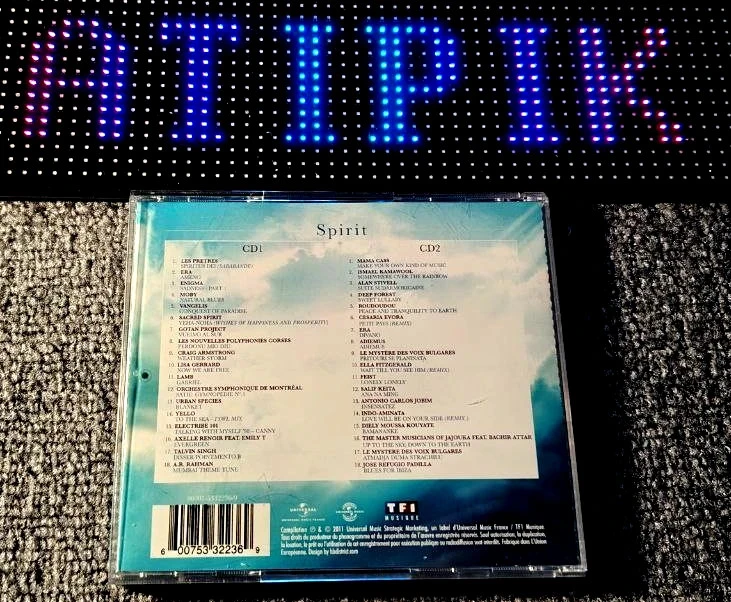 🌊 2 CD Spirit-set - Enigma, Era, Vangelis, Moby - Universal TF1 Musique – photo 2